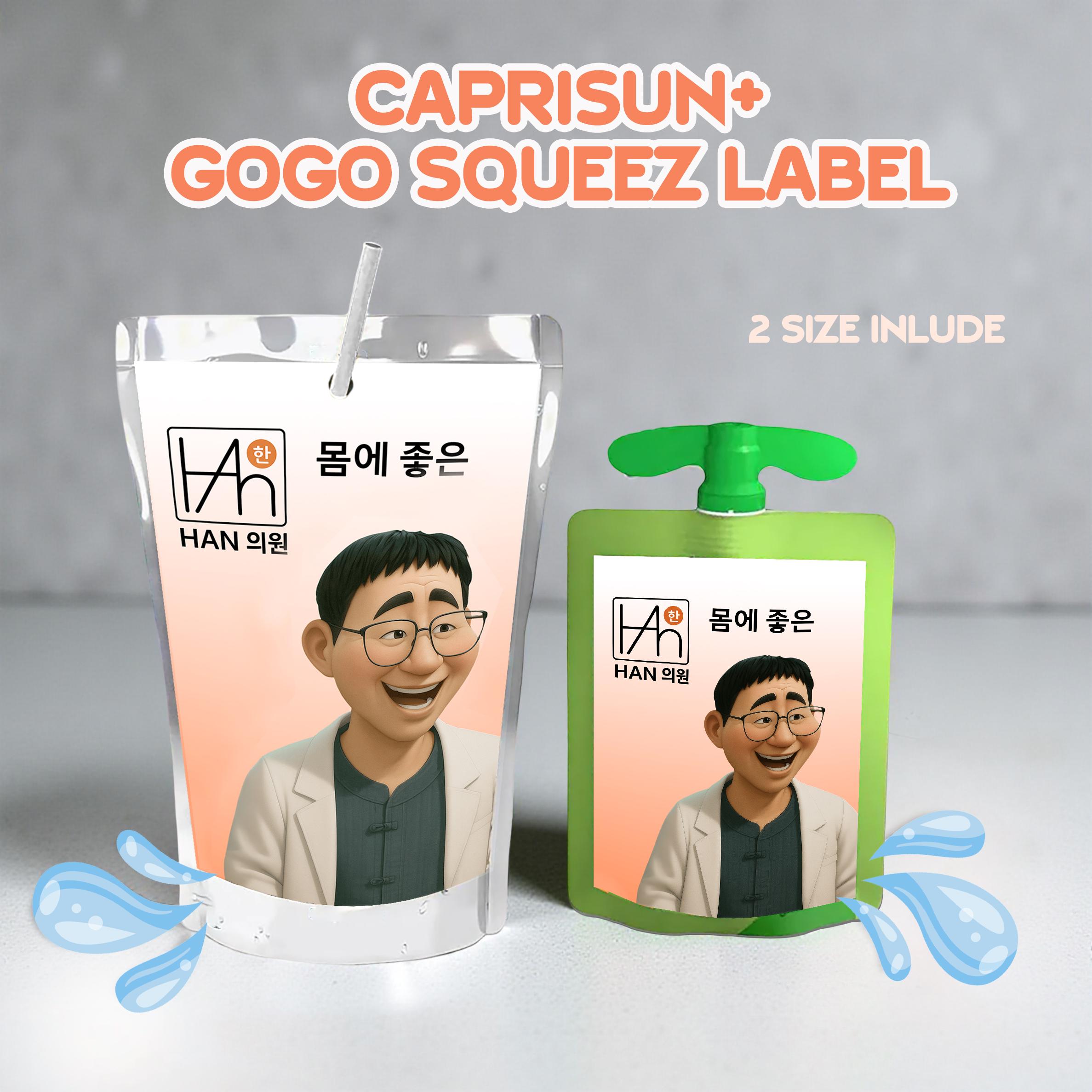 Kpop Demon Hunters, Dr. Han's Tonic Drink Wrapper, Gogo Squeez +