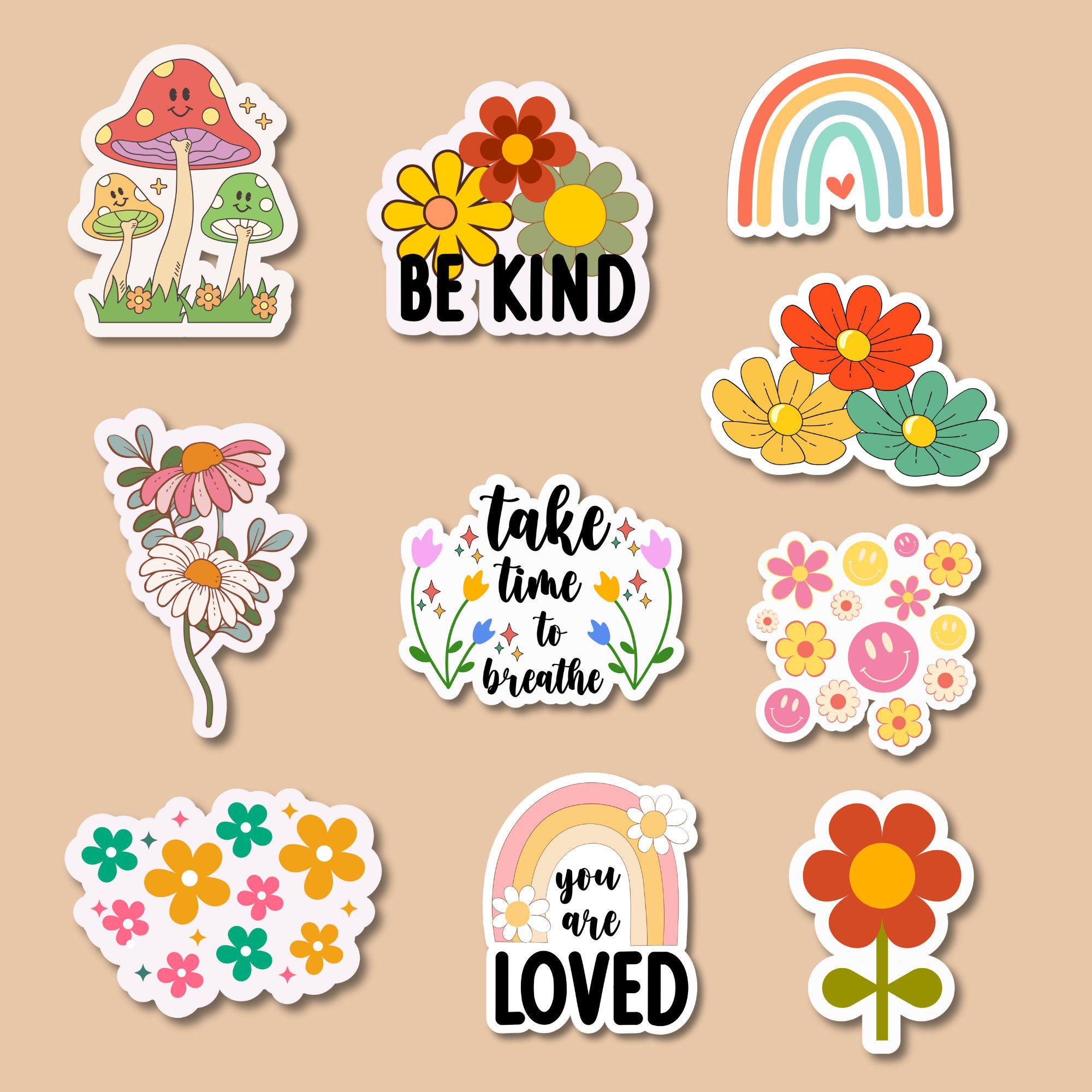 Inspirational Sticker Png, Sticker Design, Cute Floral Printable ...