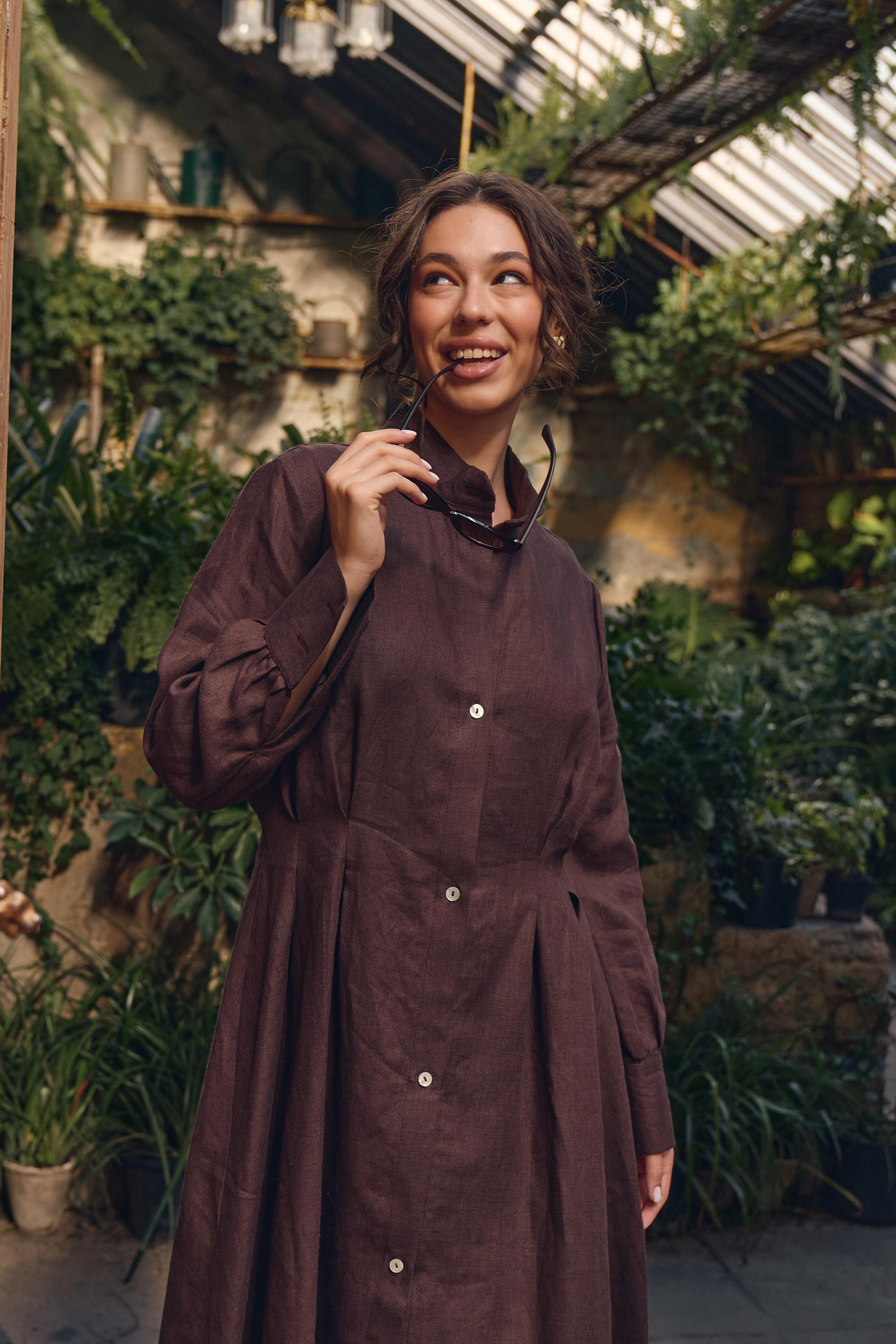 Luxury Linen Dress in Different Colors Linen Wrap Dress Maxi Linen — free download