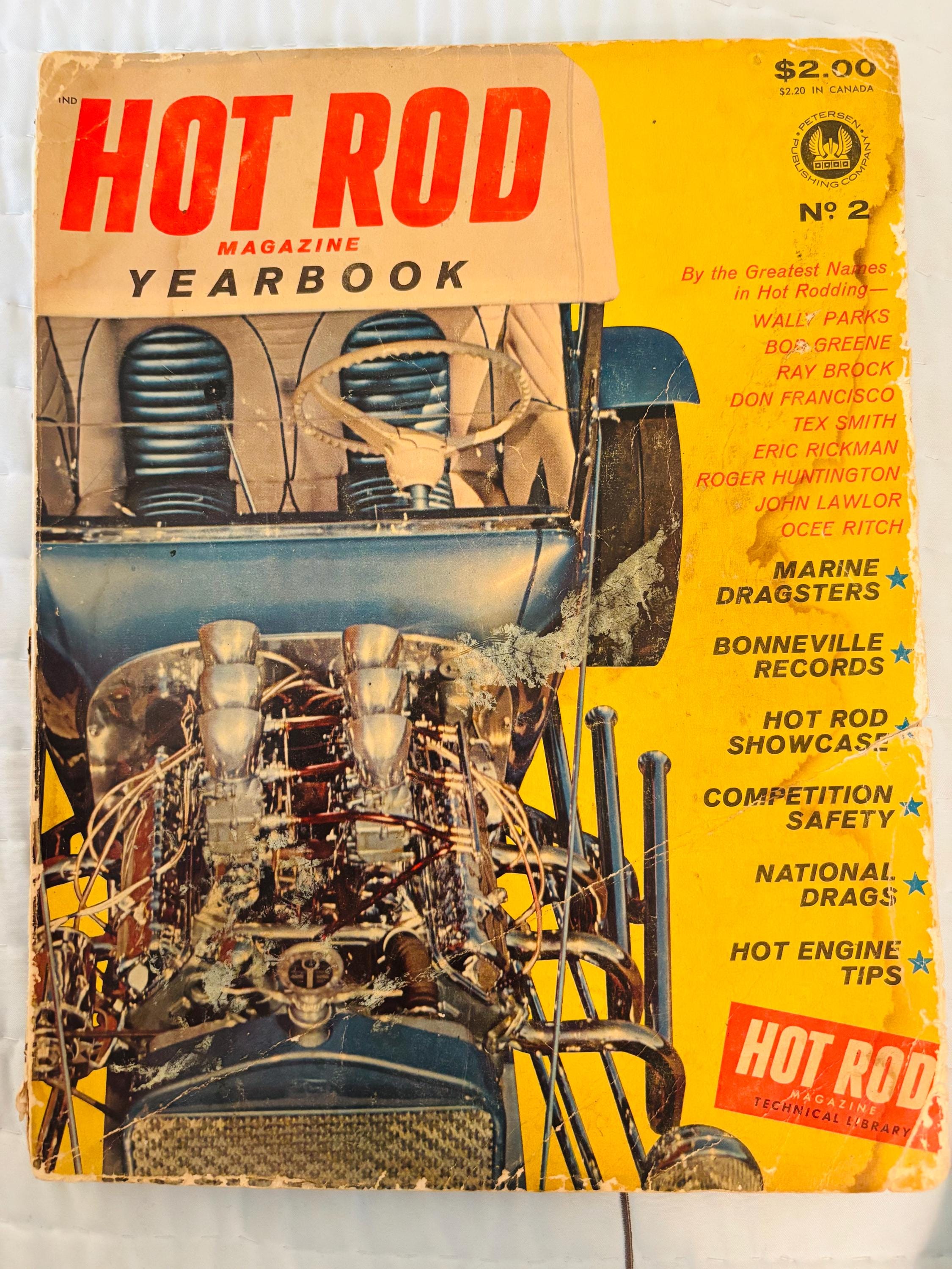 【Hot Rod】　ヴィンテージマガジン　1970年代 Vintage Hot Rod Magazine April 1970 Funny Car Concept Monocoque