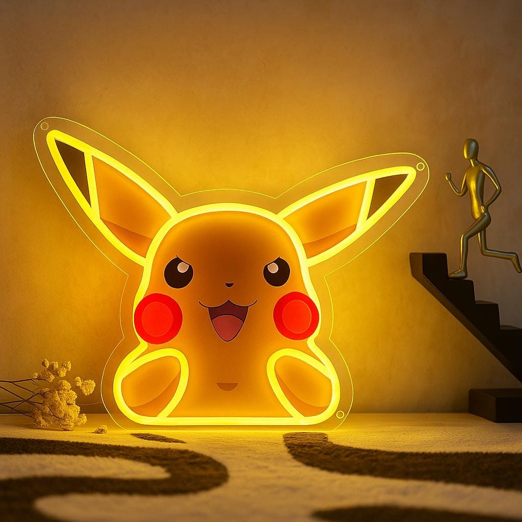 Pikachu led neon - Etsy 日本