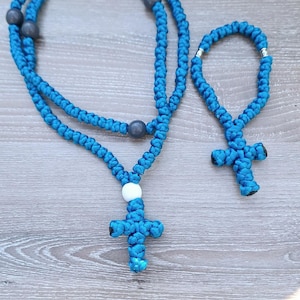 Mpnastic Prayer Rope Set Orthodox Prayer Rope Chotki Rope Greek Rosary Eastern Orthodox Christian Gift Mount Athos Komboskini
