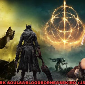 Dark Souls Elden Ring Bloodborne Sekiro +150 GB Stl Pack