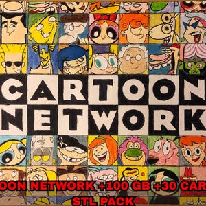 Cartoon Network +100 GB +30 Cartoon Stl Pack