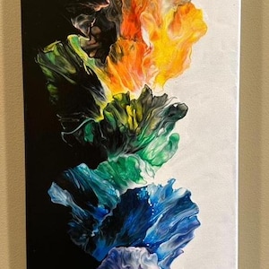 Acrylic Fluid Art / Pouring Painting
