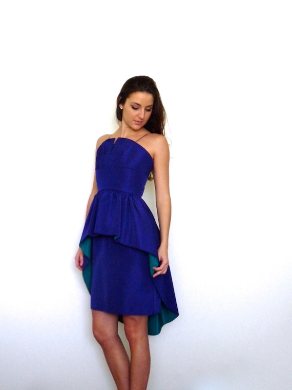 jewel tone cocktail dress