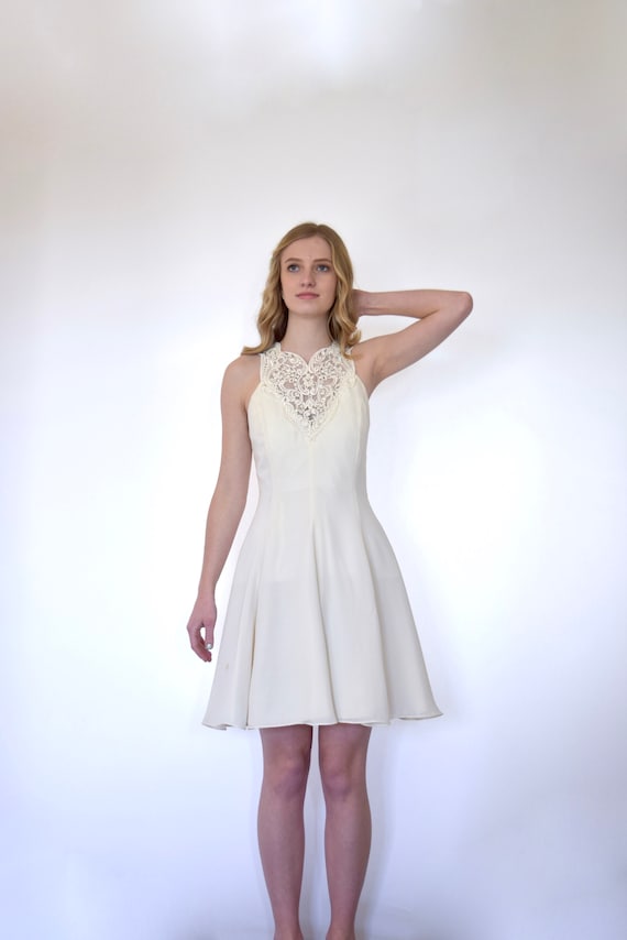 Ivory skater dress uk online