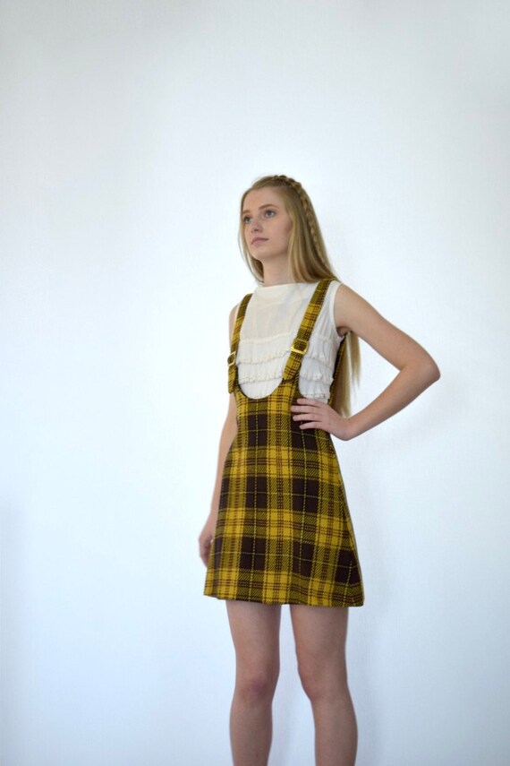 mustard yellow jumper dress