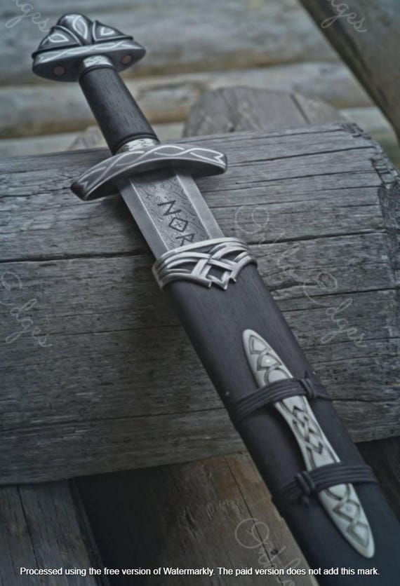 Northmen Sword Damascus Steel | Medieval Viking Replica Sword | Master Cosplay Long Sword | Anniversary & Wedding Gifts | Gifts for him