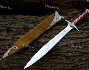 Sting Sword Replica | Hobbit LOTR Inspired Sword | Fantasy Collectible Cosplay Sword | Handcrafted Display Short Sword | Christmas Gift
