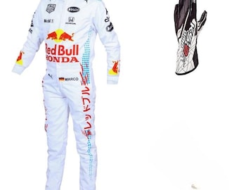 New Red Bull 2025 Go Kart Racing Suit Complete Kart Kit Digital Printed Level2 Kart Shoes & Gloves and Balaclava Free Gift