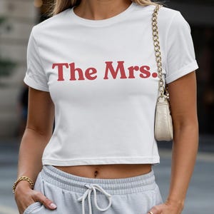 The MRS T-Shirt – Custom Bride Tee, Wedding Gift for Her,Newlywed Shirt, Bridal Shower Gift,Honeymoon Top,Bachelorette Party Tee,Wifey,Bride