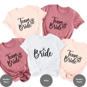Bride Shirts, Bride Team Shirt, Bachelorette Shirts, Wedding Party Shirt, Bride Tribe Gift, Team Bride Tees, Hen Party Tee, Team Bride Gift