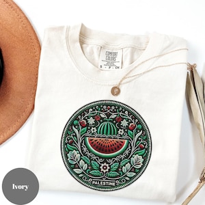 Palestine Solidarity Shirt, Palestine Solidarity Sweatshirt Save Gaza Shirt, Palestinian Flag Watermelon Symbol Freedom Shirt, Human Rights