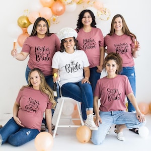 Team Bride Shirts, Bride Shirt, Bachelorette Party Shirts, Bridesmaid Shirts, Bridesmaid Proposal Gift, Bachelorette Shirts, Squad Shirt