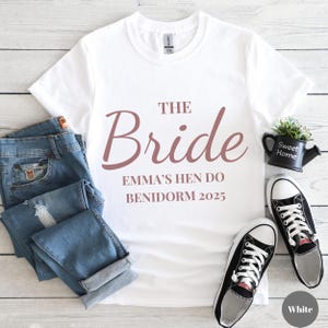 Personalized Hen Party Shirts: Bride & Team Bride, Bachelorette Gift