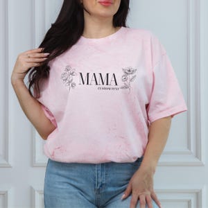 Custom Text Comfort Colors Shirt: Colorblast Vintage-Washed Tee