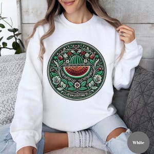 Palestine Solidarity Sweatshirt & Hoodie, Palestine Solidarity Sweatshirt Save Gaza Shirt, Palestinian Flag Watermelon Symbol Freedom Shirt
