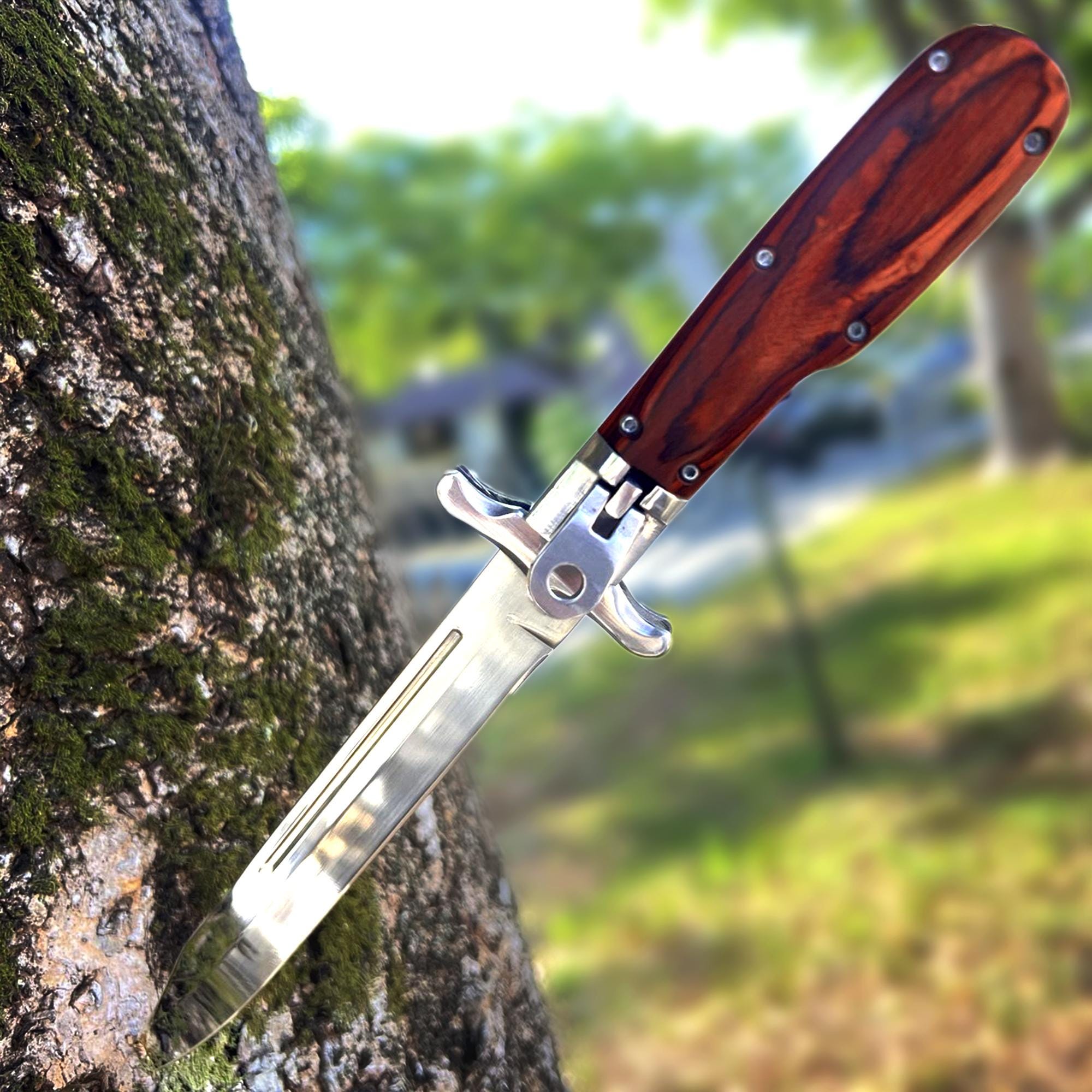 12.21” Custom Knife for Men - Personalized Folding Large Knife - Customized Unique Knife for Dad Husband Boyfriend - Anniversary Gift Idea