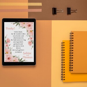 Gracias, boda, descarga digital, online