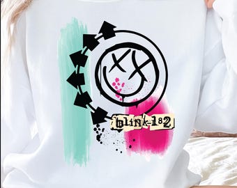 Logotipo de Blink 182 Smile SVG PNG: Archivos de corte para diseño de camisetas