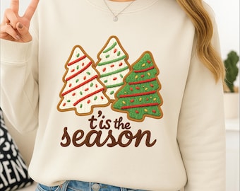 Árbol de galletas navideñas PNG / Diseño festivo de la temporada (archivo digital)