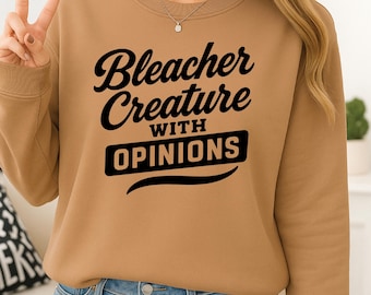 Criatura de las gradas con opiniones SVG / Diseño divertido para mamá beisbolera (PNG, PDF)