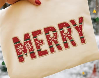 Feliz Navidad PNG / Textura de suéter estampada, diseño festivo navideño (descarga digital)