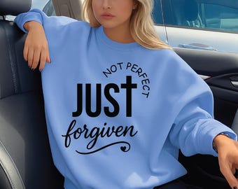 Forgiven Shirt Design: Christian Faith SVG (Digital Download)