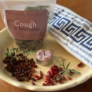 Cough and Immune Herbal Tea – Organic Greek Blend | Respiratory & Immune Support | Loose Leaf Herbal Tea