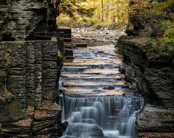 Finger Lakes Waterfall Photography: Robert Treman State Park Fall Colors