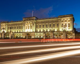 Fotografía del Palacio de Buckingham: Impresión artística del horizonte de Londres