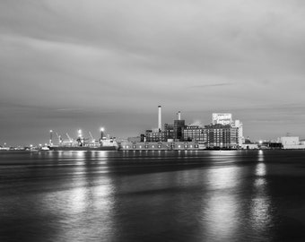 Baltimore Art, Baltimore Domino Sugar,  Black and White Fine Art Photography, Baltimore Photography, Baltimore Skyline