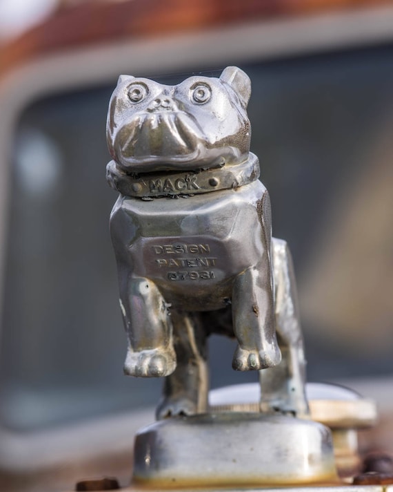 Mack Truck Bulldog Hood Ornament Fine Art Print 3 Junkyard | Etsy Mack Truck Bulldog Hood Ornament Fine Art Print 3 Junkyard | Etsy