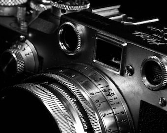 Vintage Camera Fine Art Black and White Photography