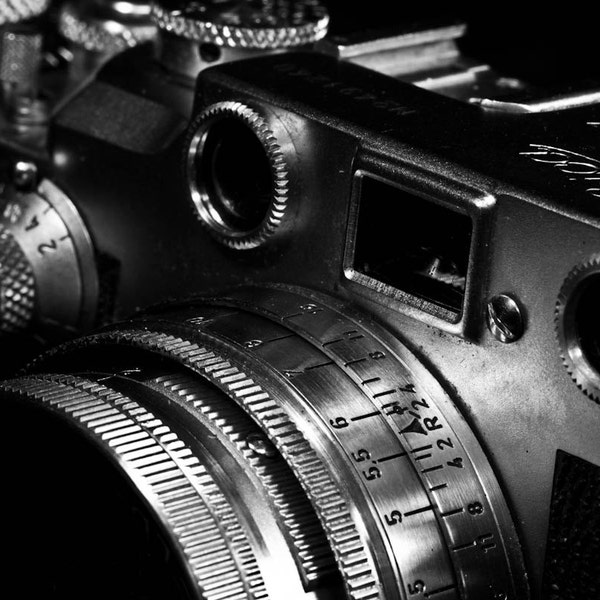 Vintage Camera Fine Art Black and White Photography