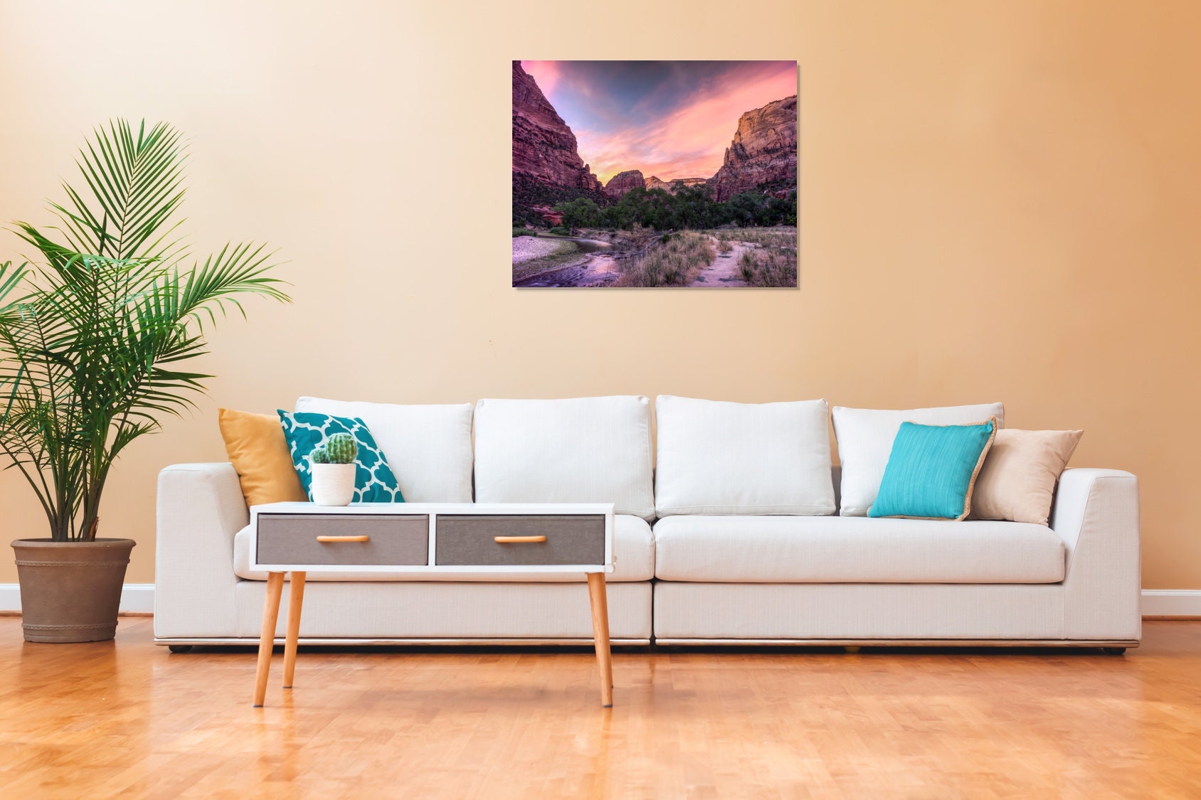 Sunset on Angel's Landing Zion National Park Fine Art - Etsy