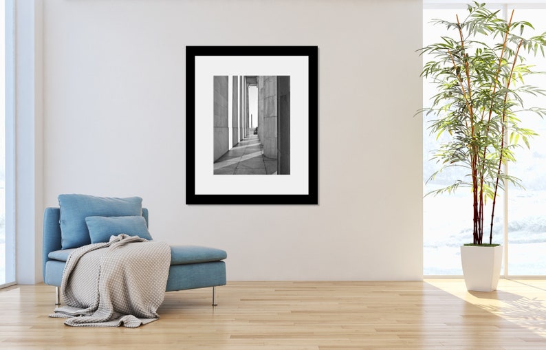 Washington DC Photography Halls of Power Black and White - Etsy