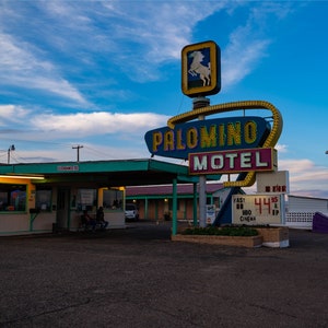Palomino Motel, Route 66, Travel Art, New Mexico