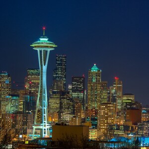 Seattle Skyline, Seattle Art, Fine Art Photography, Seattle Skyline Art