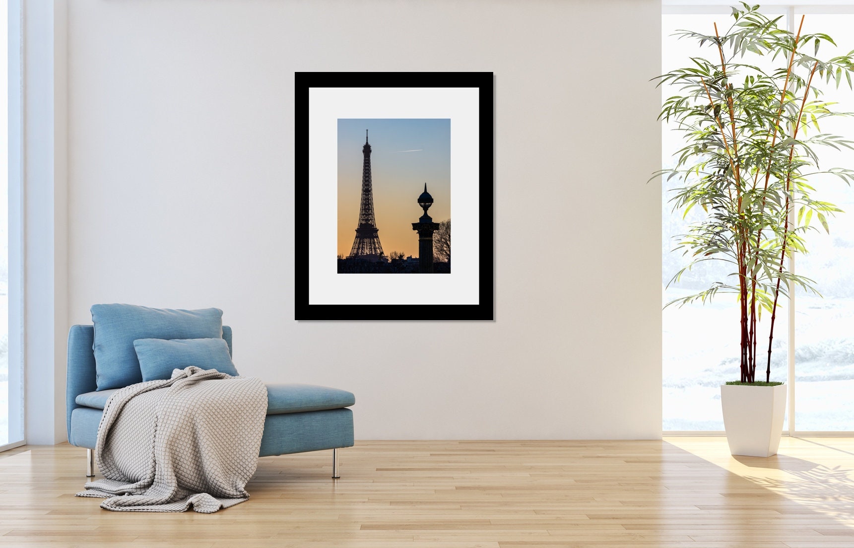 Eiffel Tower at Dusk Fine Art Photography Paris Decor - Etsy