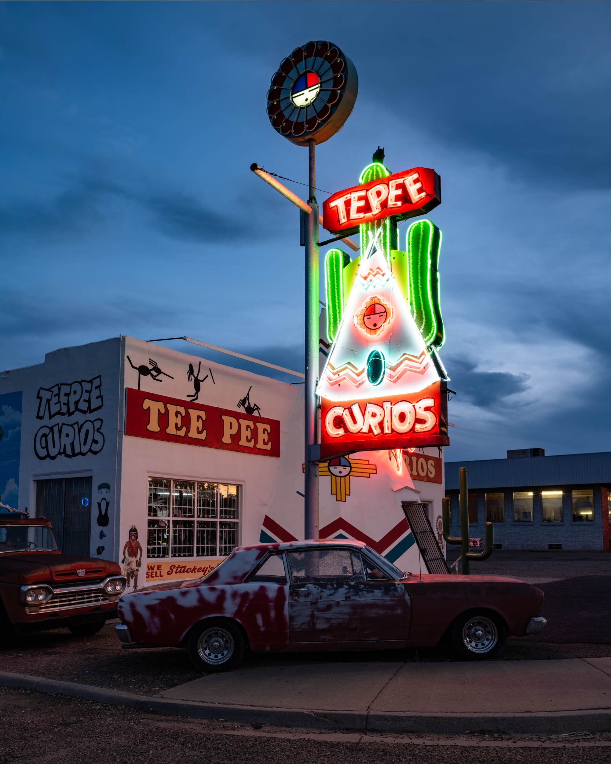Teepee Curios, Route 66, Travel Art, New Mexico - Etsy