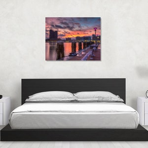 Baltimore Skyline, Inner Harbor Sunset Fine Art Color Photograph ...