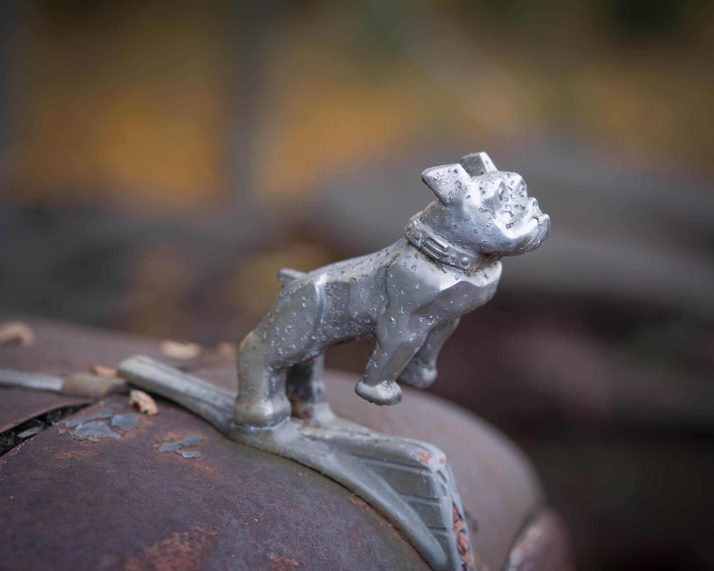 Mack Truck Bulldog Ornament Fine Art Print: Vintage Truck