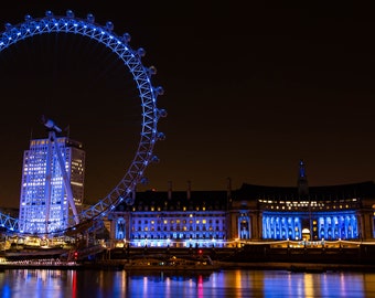 London Eye Fine Art Photographic Print: London Skyline