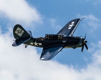 WW2 Helldiver Fine Art Photography: Pilot Decor