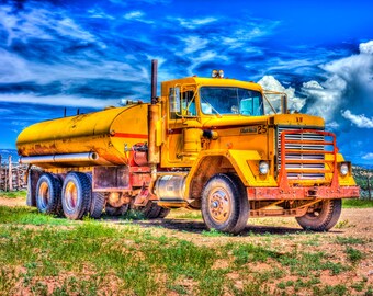 Utah Water Truck Fine Art Photography Print