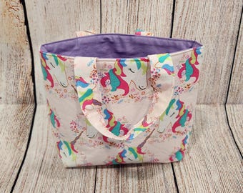 Toddler Tote -- Unicorns