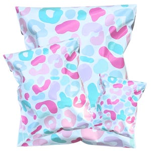 Chic Leopard Poly Mailers 6x9 - Boutique Shipping Bags, 50/100 Pack