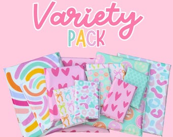 Poly Mailers 18 Pack – Small Business Variety